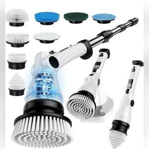 Electric spin scrubber